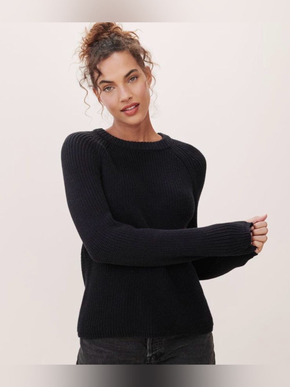 Jenni Kayne Cotton Fisherman Sweater